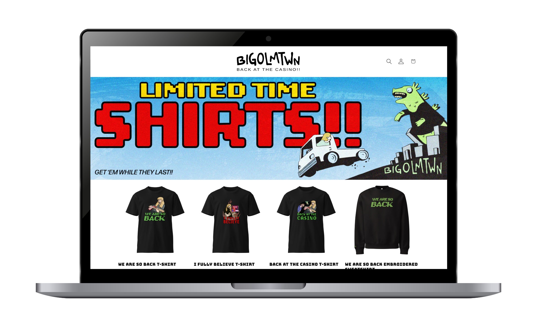 Big Ol' MTWN website design