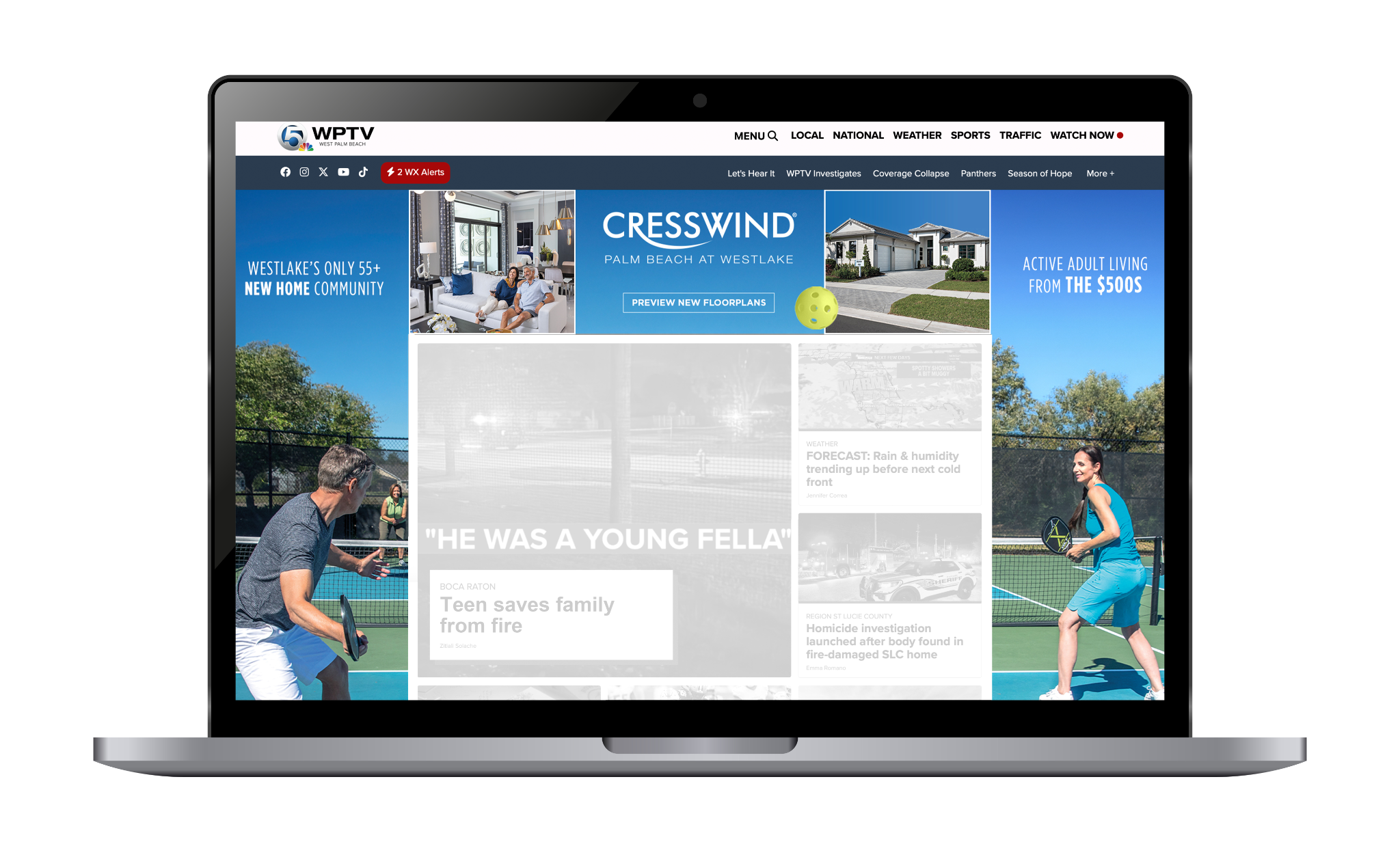 Cresswind WPTV digital advertisement